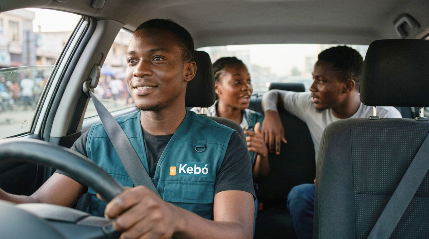 iKebó driver and passengers