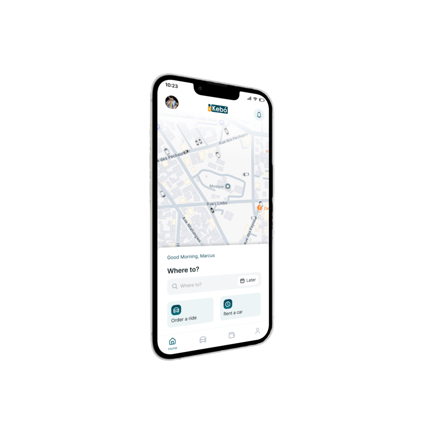 iKebó Application Passager